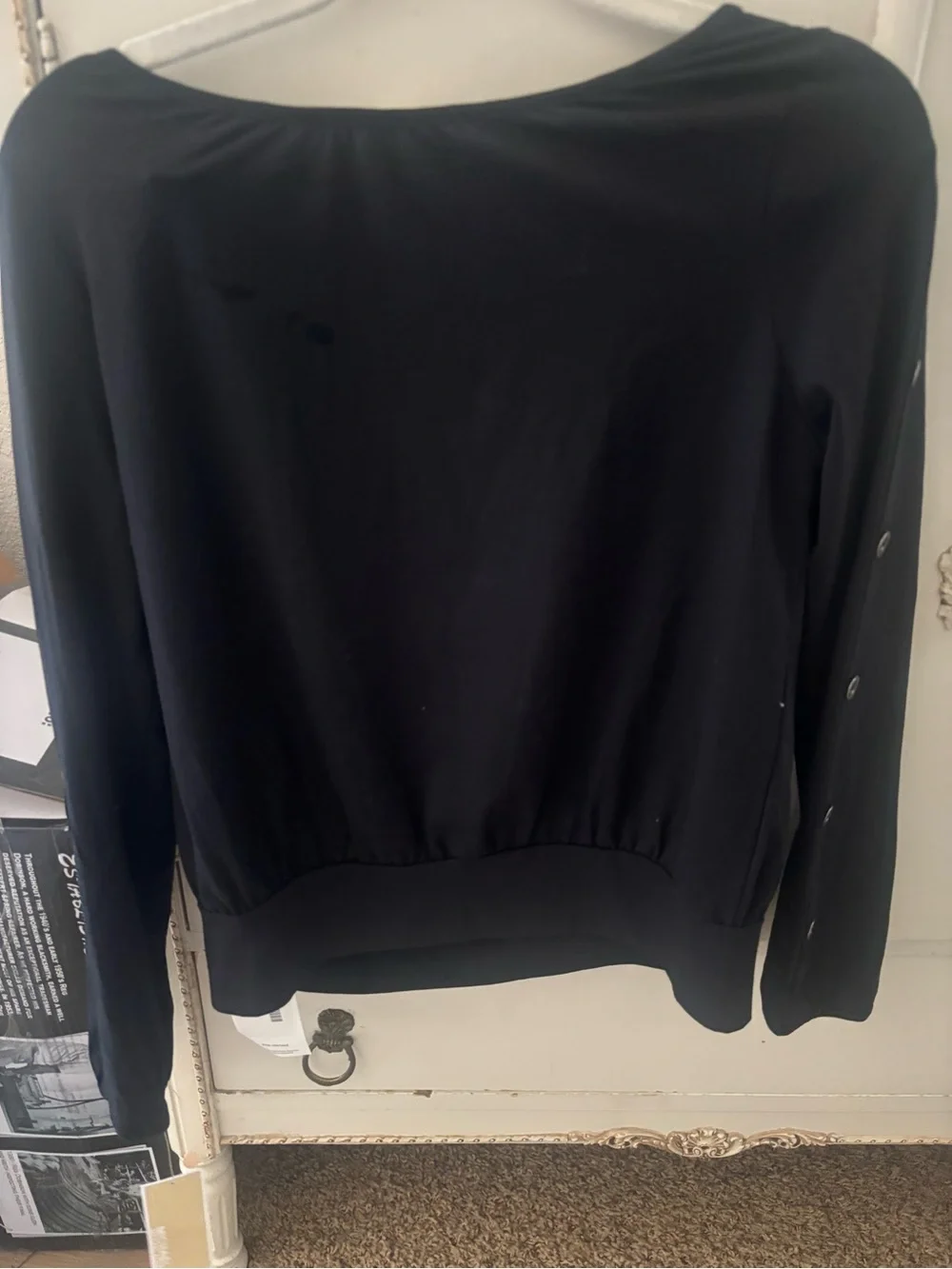 Michael Kors Black Lightweight Long Sleeve Shirt